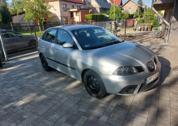 myślenice Seat Ibiza cena 11400 przebieg: 176336, rok produkcji 2008 z Myślenice